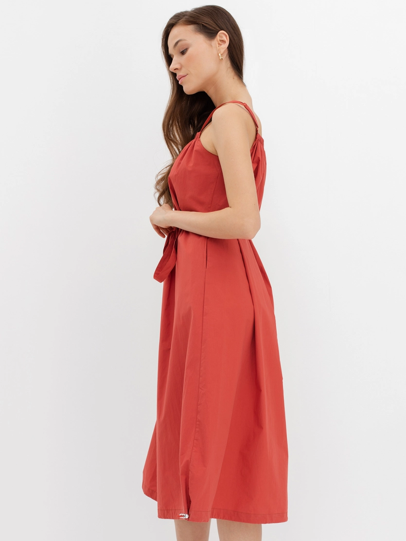 Яркое платье-сарафан из 100% хлопка