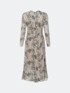 Платье-макси с анималистичным принтом