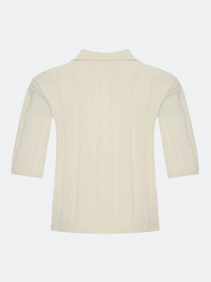 Поло в рубчик из 100% хлопка