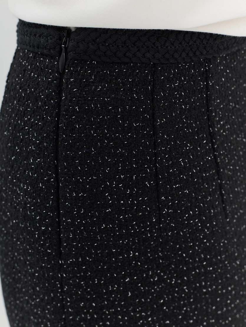  Юбка-мини из твида
