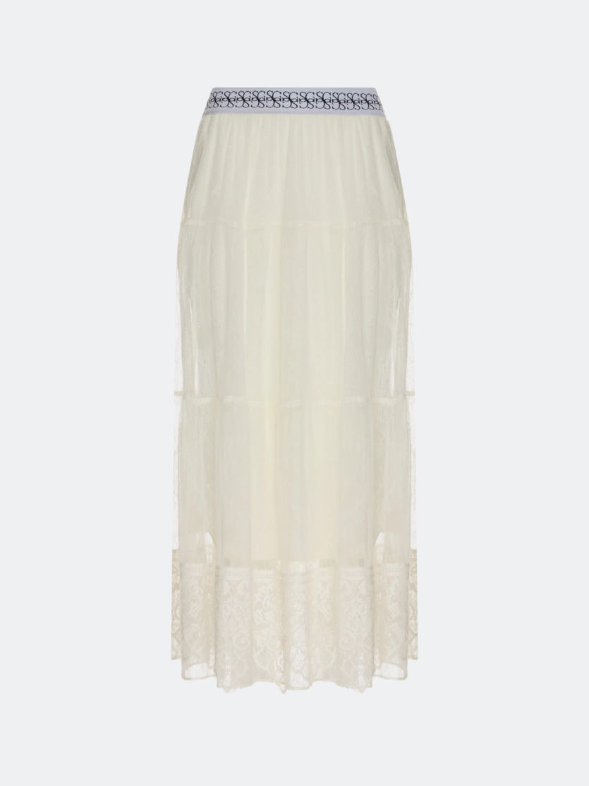 Юбка из тонкого кружева