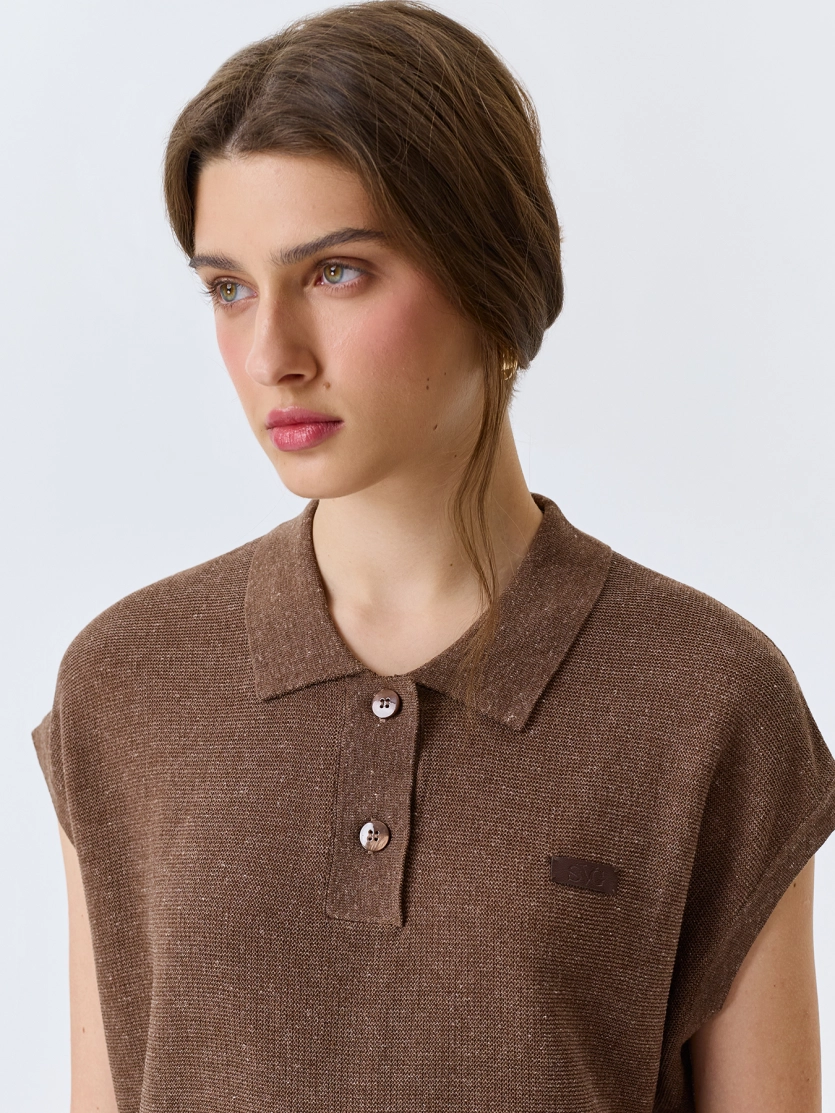 Поло из смесового лиоцелла