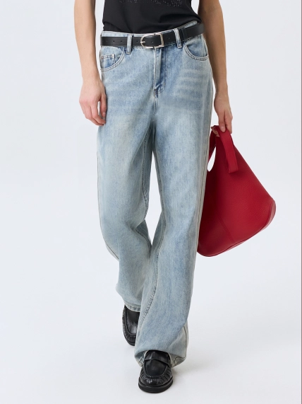 Свободные джинсы с деликатной варкой