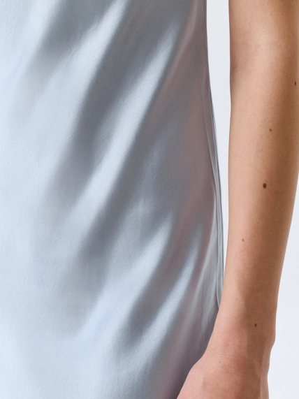 Сатиновое платье из смесовой вискозы