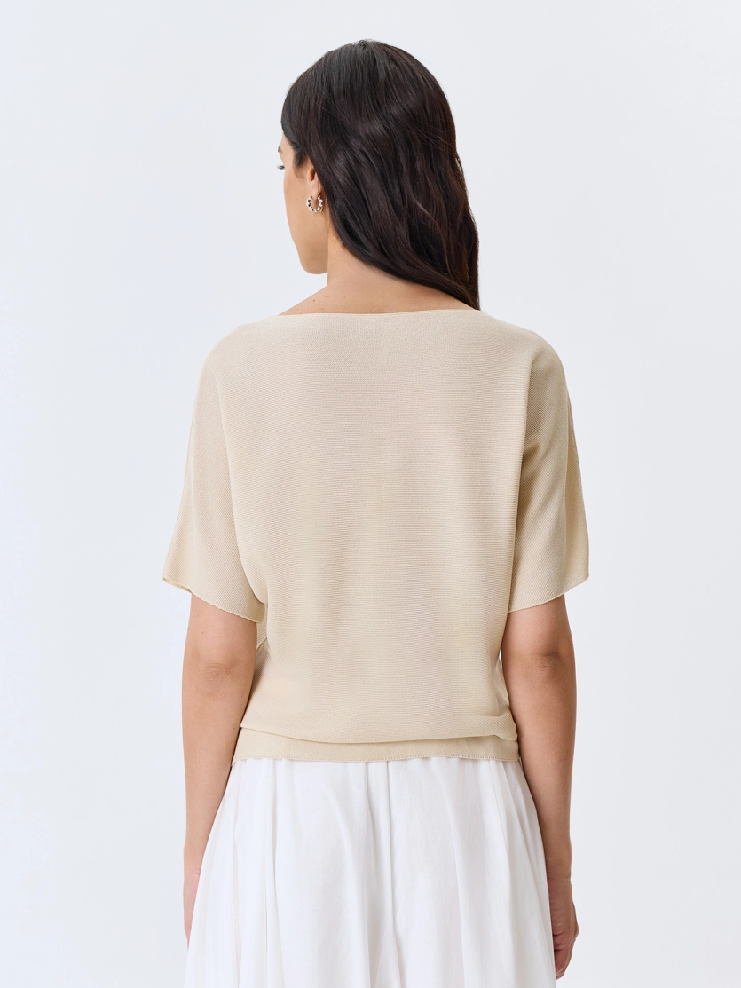 Вязаный джемпер из вискозы 