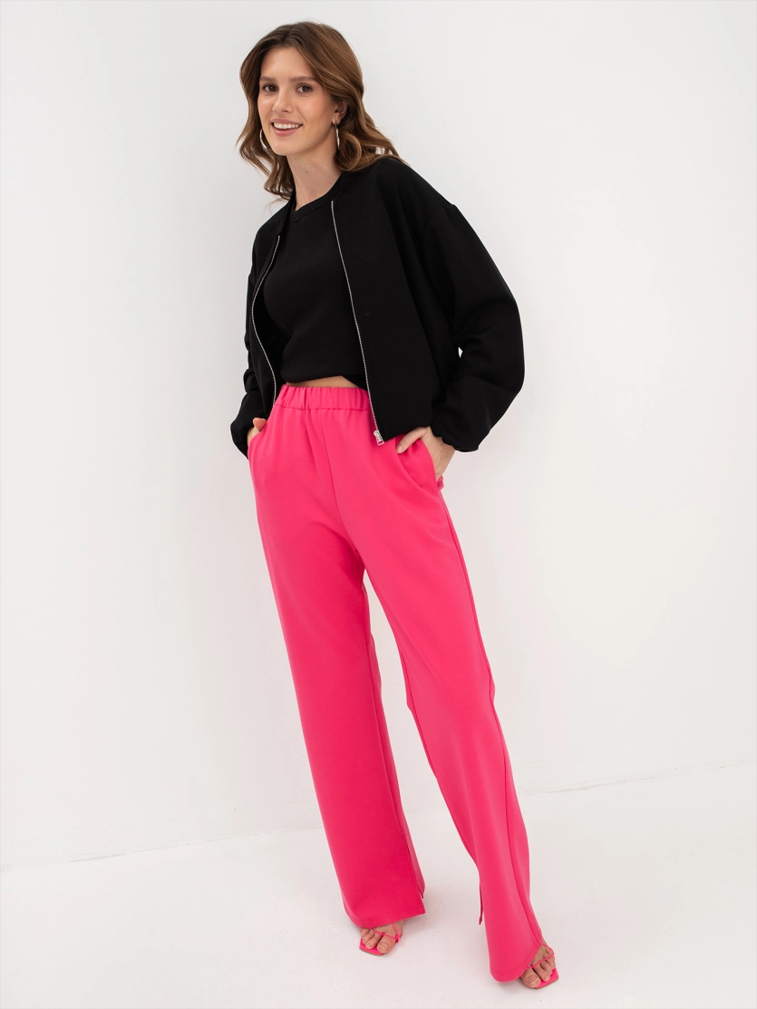 Брюки WIDE LEG из трикотажа