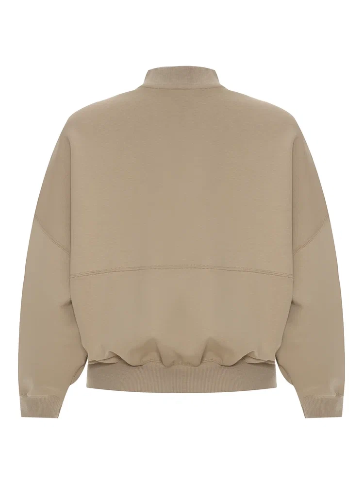 Трикотажный бомбер Oversize