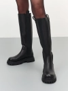 Сапоги-трубы из натуральной кожи