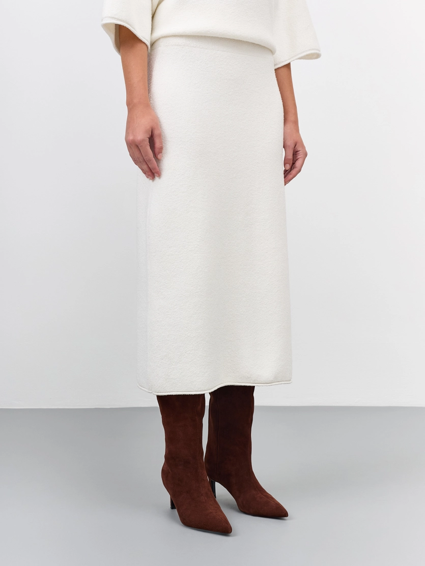 Юбка-миди из текстурной пряжи