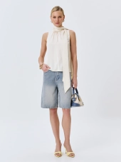 Джинсовые бермуды