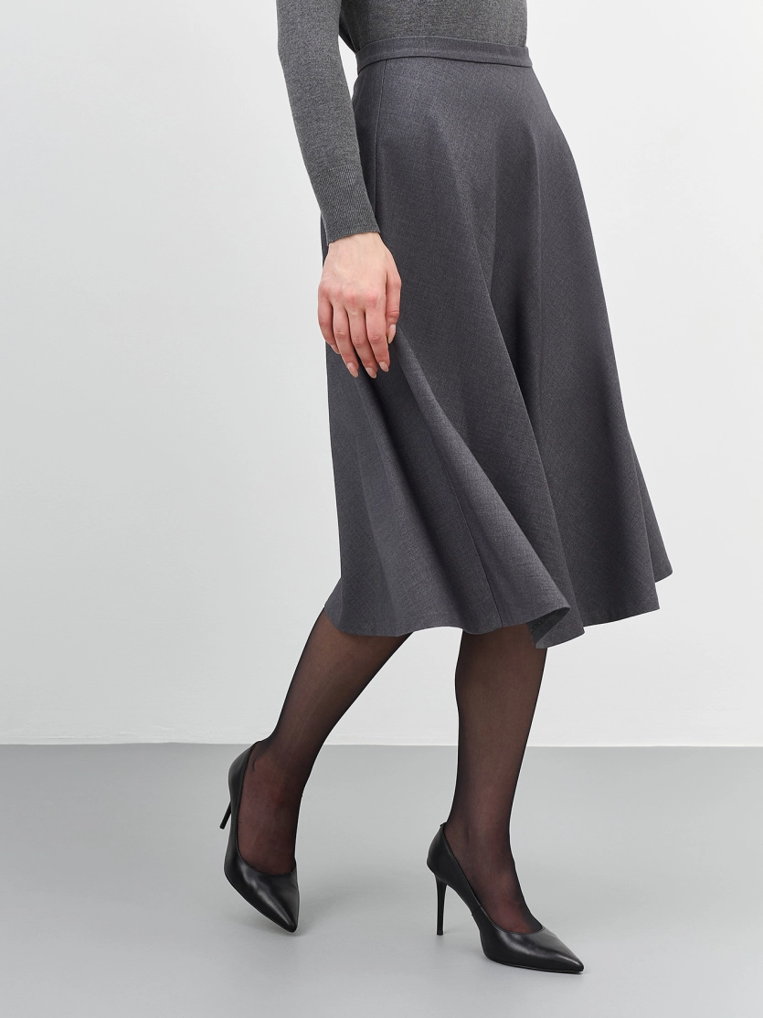 Юбка миди А-силуэта