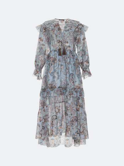 Платье с принтом в стиле "Бохо"