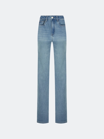 Джинсы STRAIGHT с отворотами