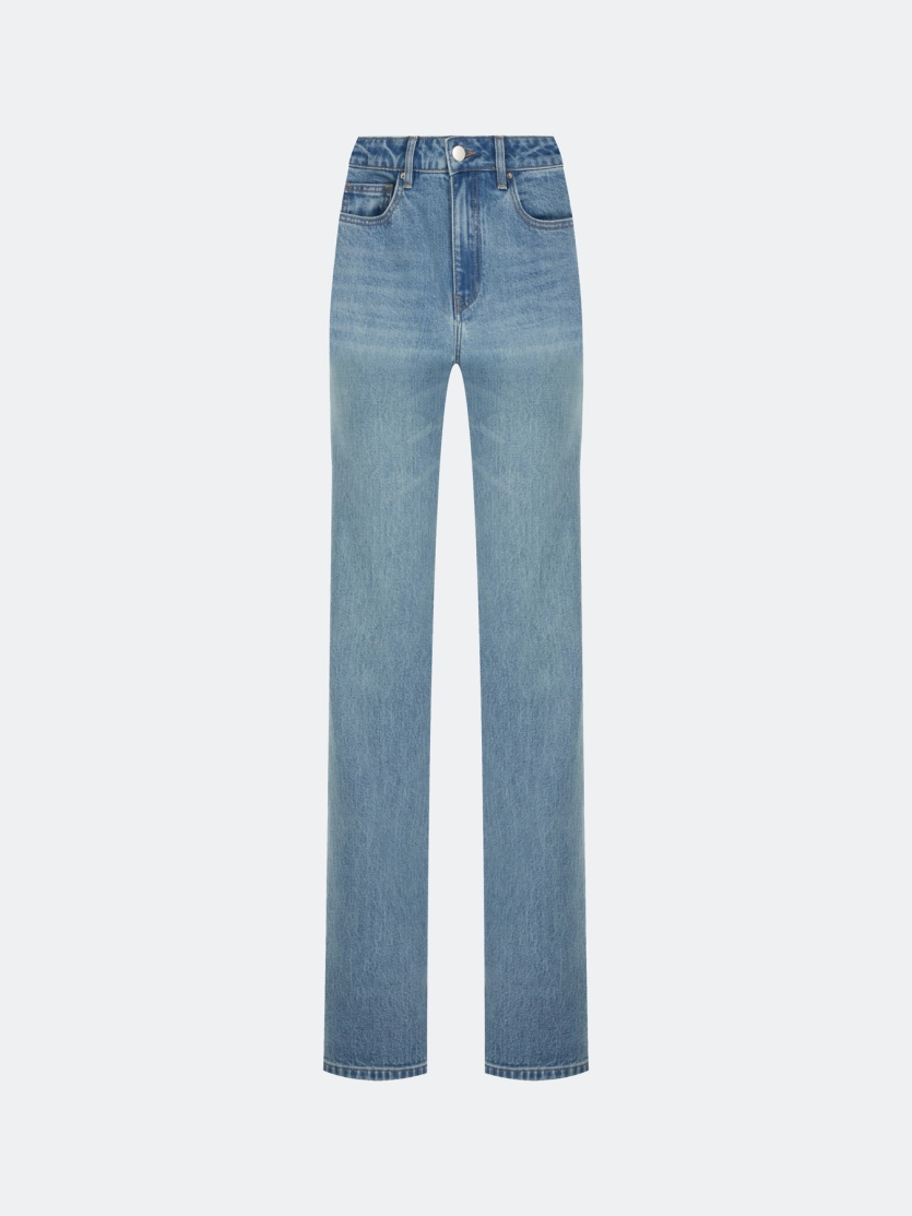 Джинсы STRAIGHT с отворотами