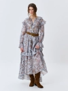 Платье с принтом в стиле "Бохо"