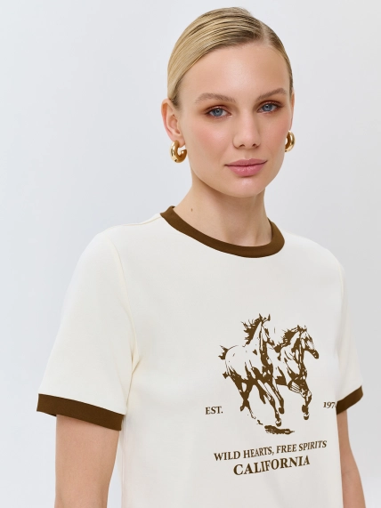 Футболка с принтом в стиле "Ретро"