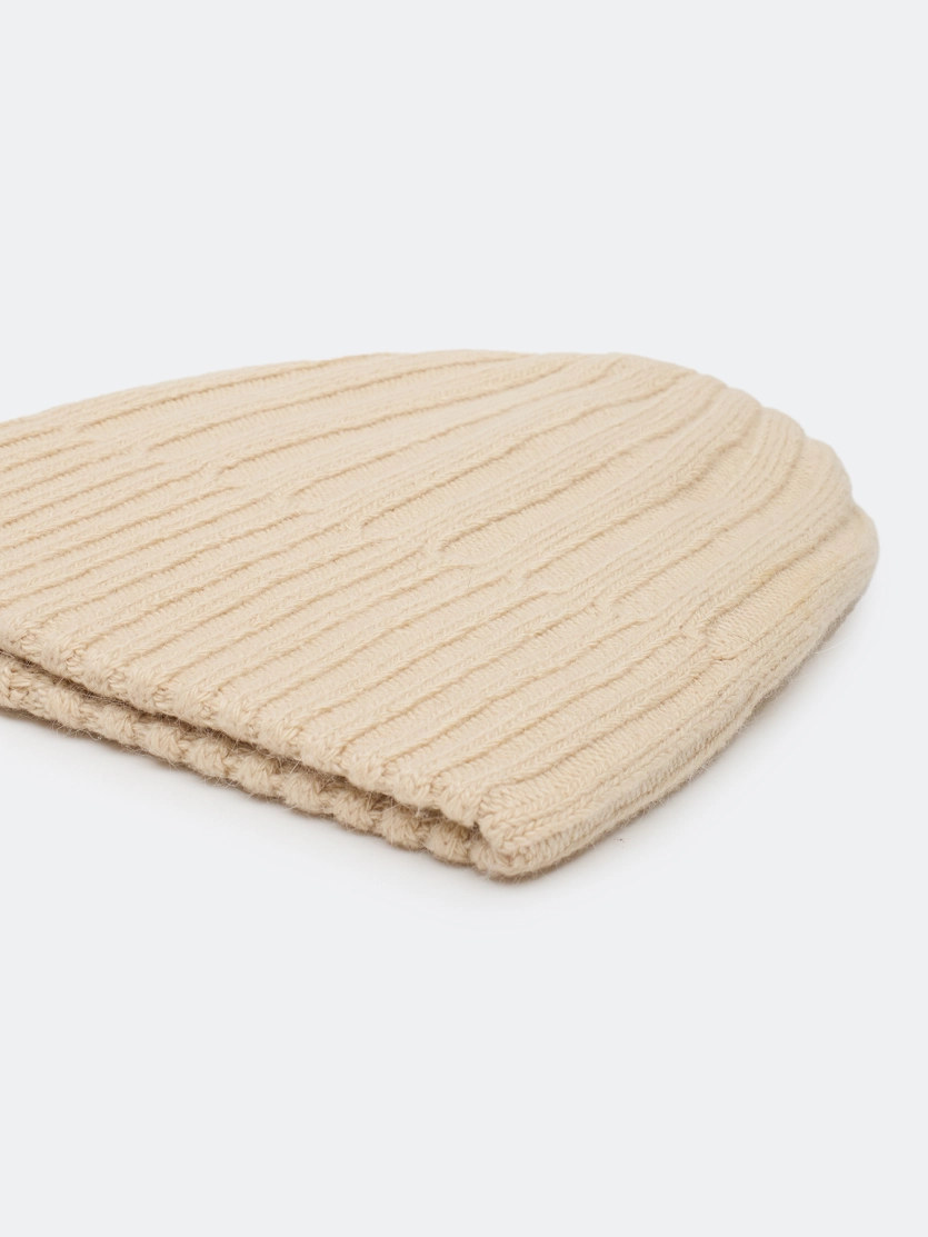 Шапка бини с имитацией отворота