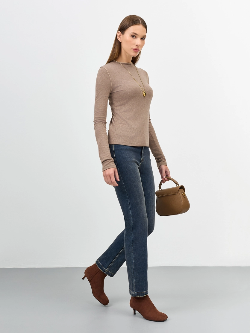 Утепленные джинсы с деликатной варкой