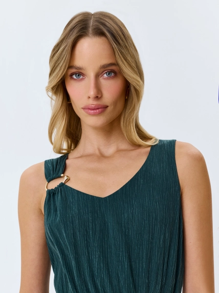 Платье из фактурного тенселя