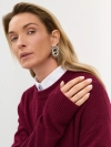 Oversize джемпер с ангорой