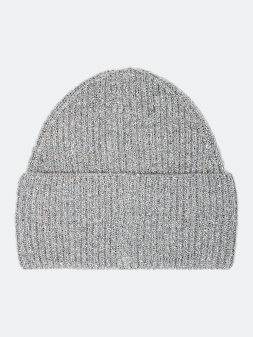 Шапка бини с широким отворотом