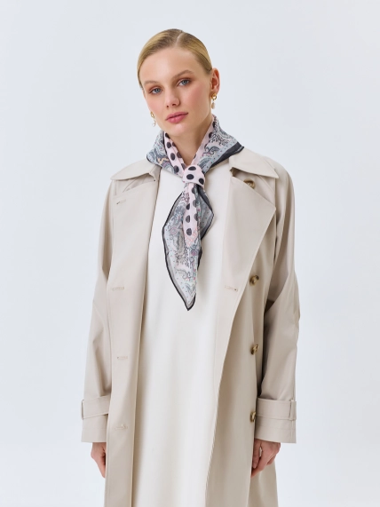 Легкий платок с абстрактным узором