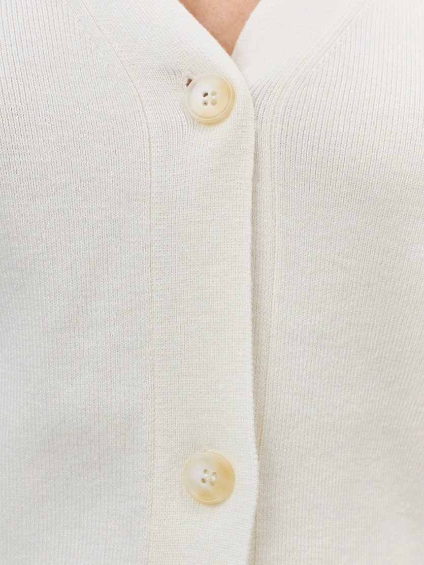 Кардиган с объемными рукавами