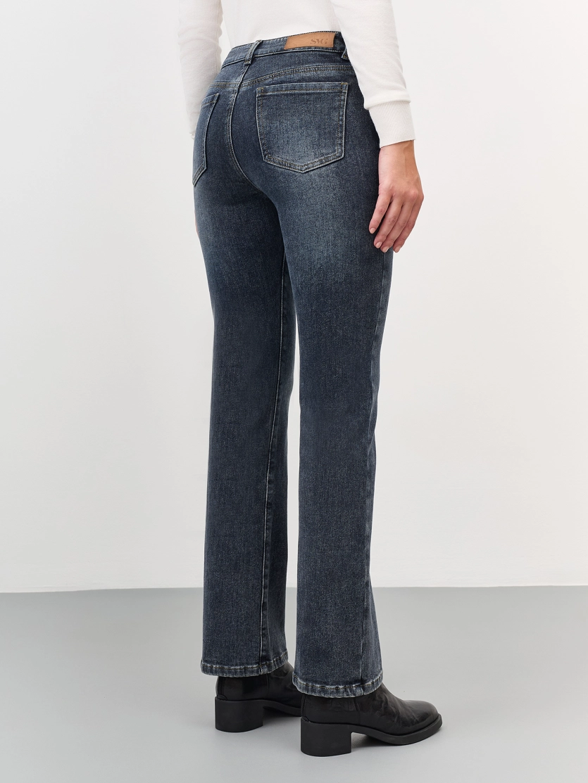 Утепленные джинсы с деликатной варкой