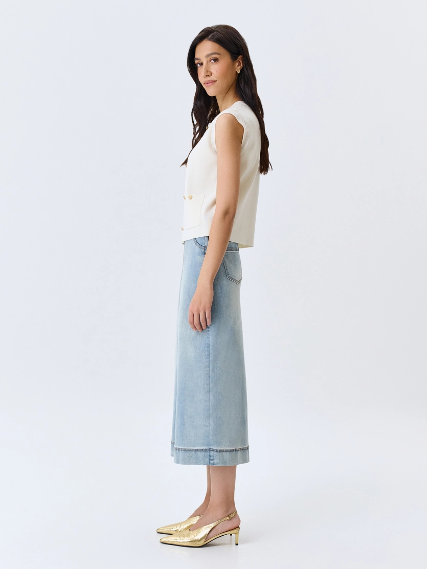 Жилет из вискозы и лиоцелла