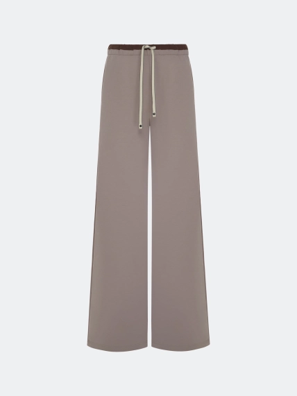 Прямые трикотажные брюки