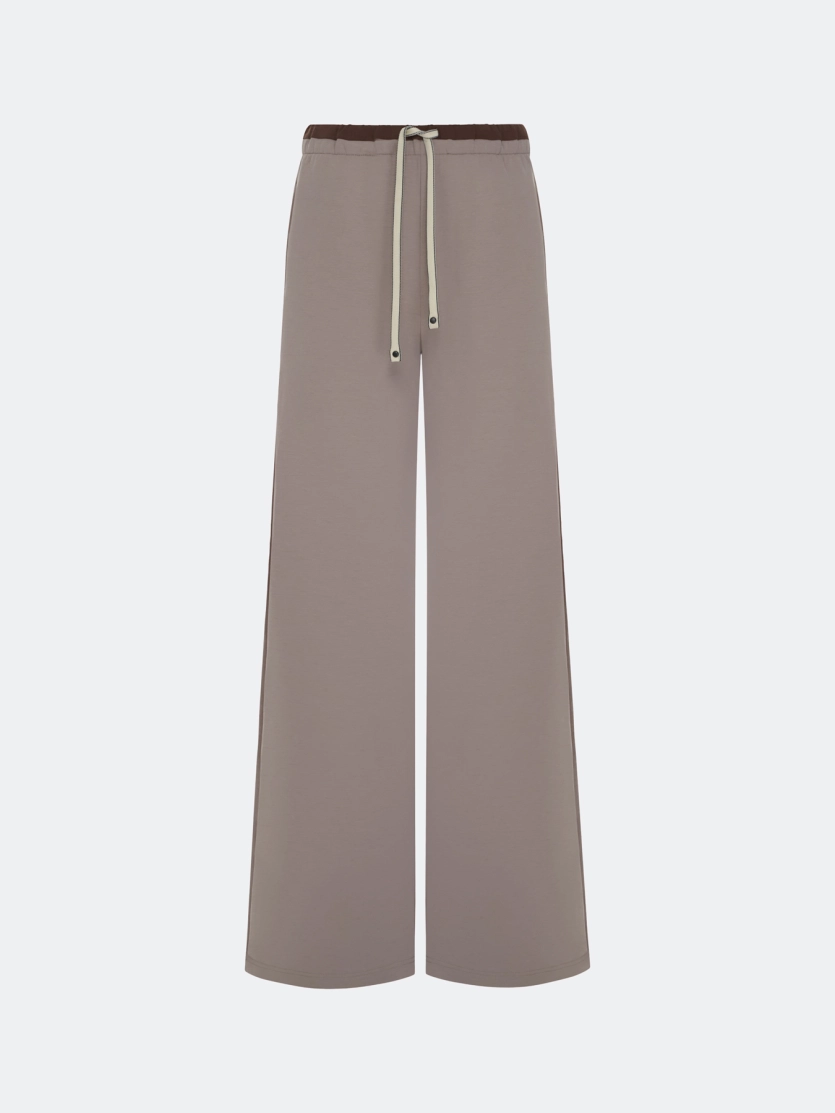 Прямые трикотажные брюки