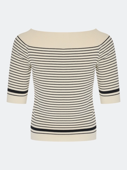 Облегающий джемпер в полоску