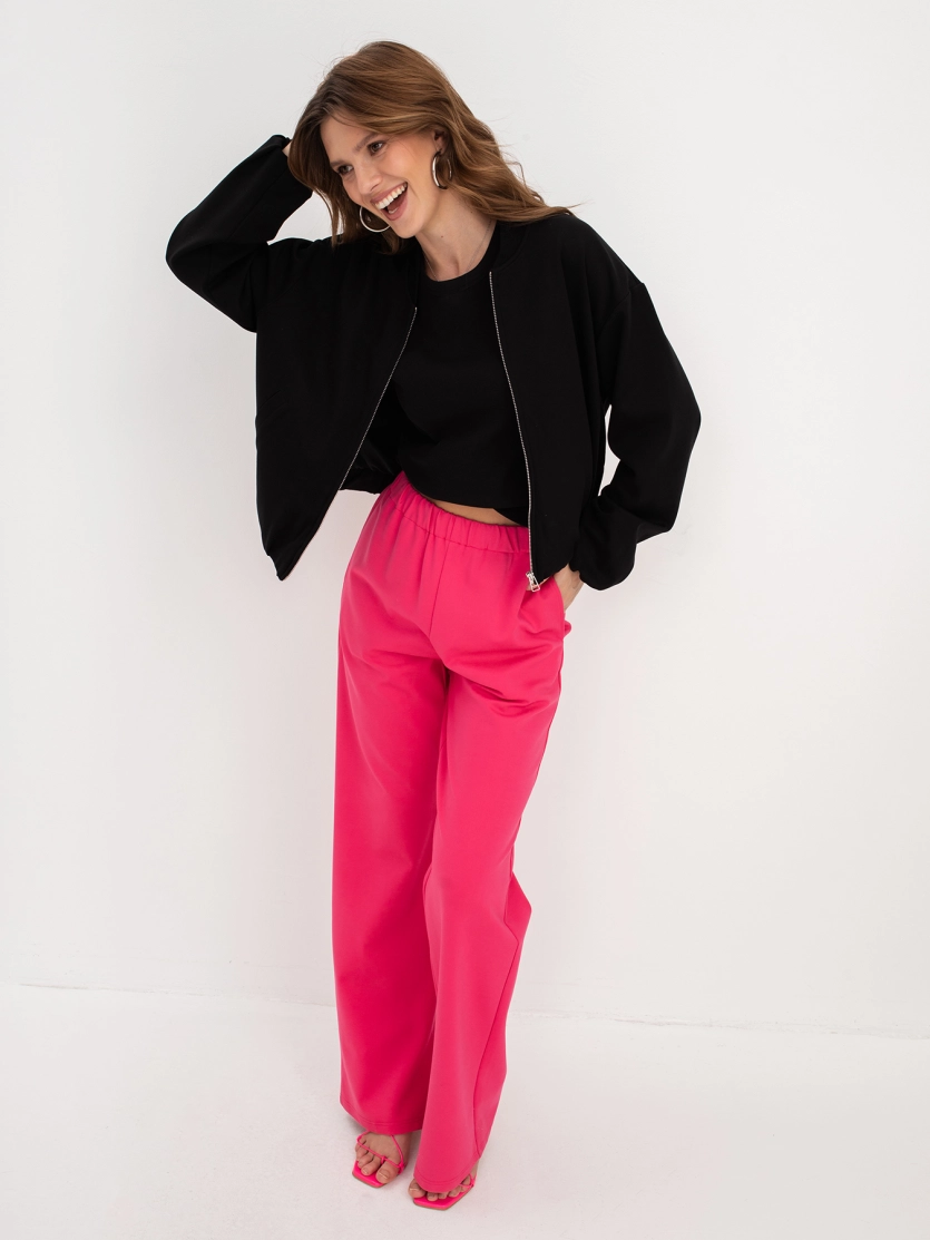 Брюки WIDE LEG из трикотажа