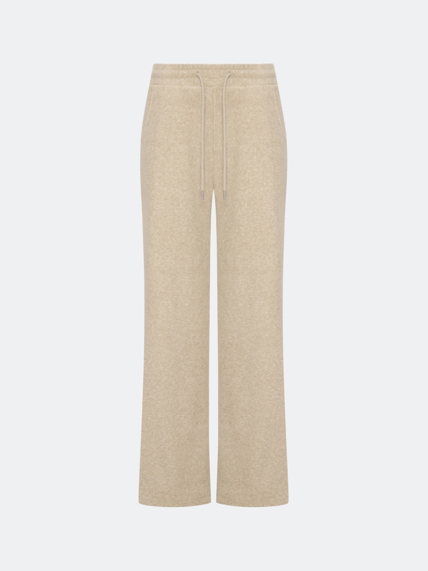 Теплые широкие брюки