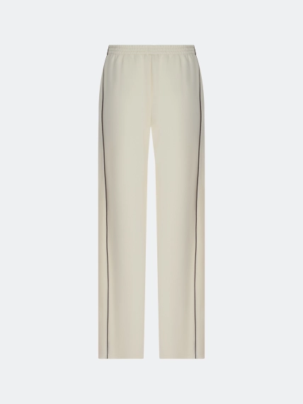 Трикотажные брюки с контрастными кантами