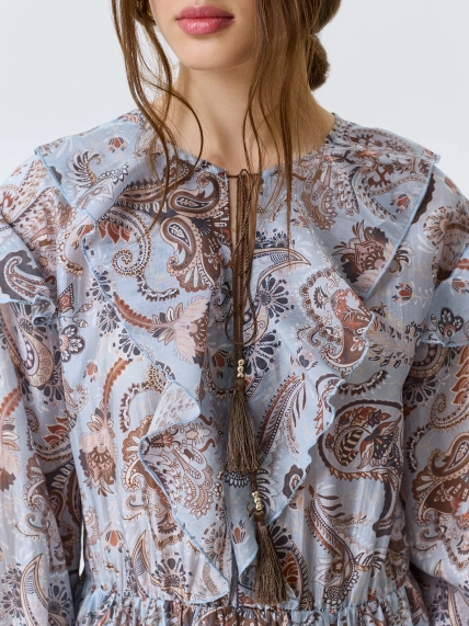 Платье с принтом в стиле "Бохо"