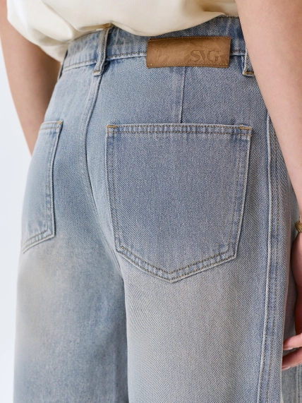 Джинсовые бермуды