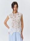 Ажурный кружевной топ