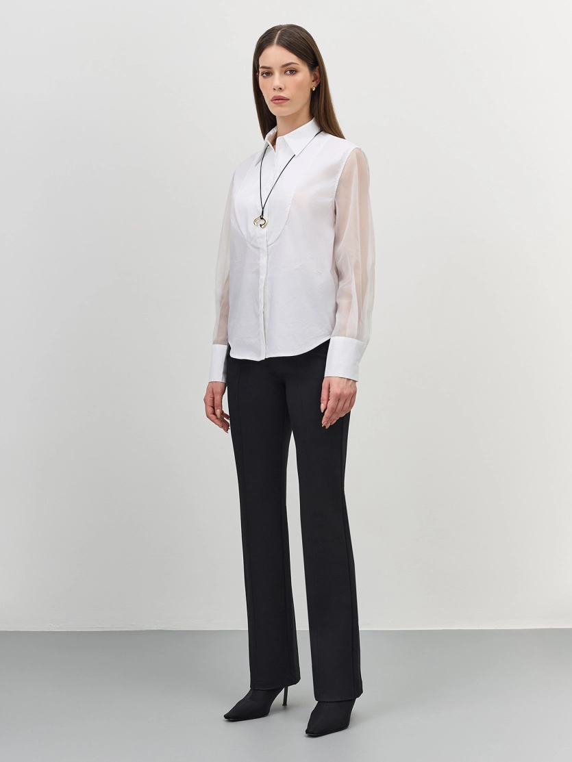 Трикотажные брюки с рельефами