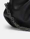 Сумка пельмень с акцентной цепочкой