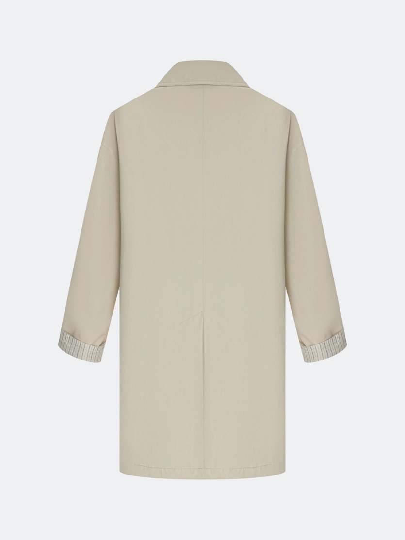 Свободный плащ из хлопка