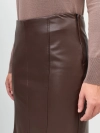 Юбка-годе из экокожи