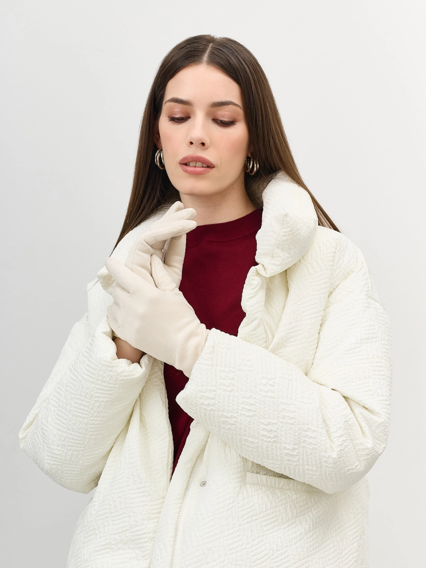 Перчатки теплые сенсорные с митенками