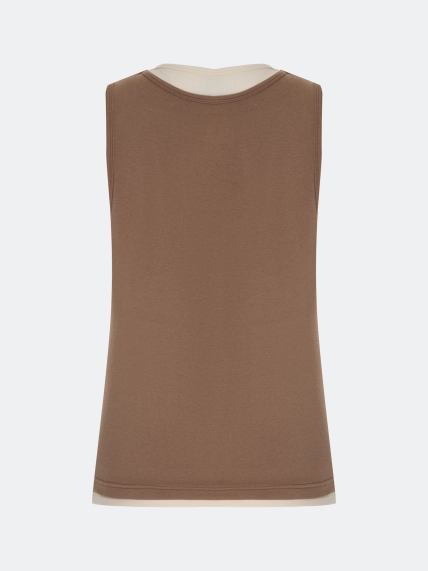 Двойной хлопковый топ