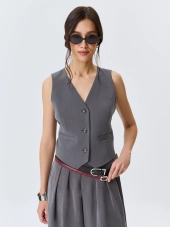 Укороченный жилет из лиоцелла 