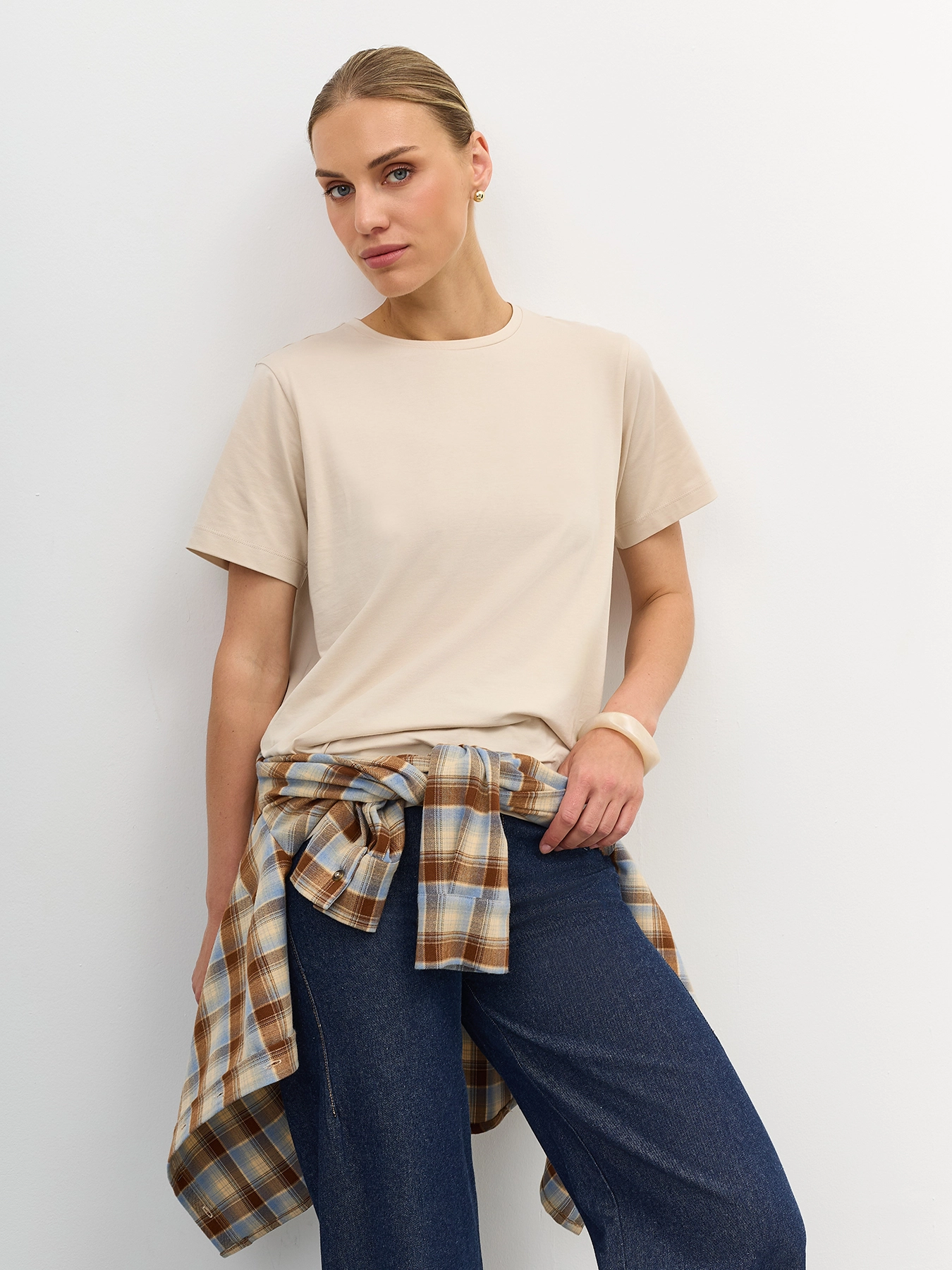 Базовая футболка из эластичного хлопка SAVAGE