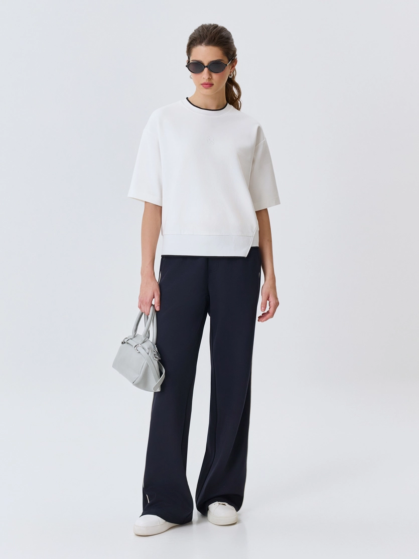 Oversize джемпер из вискозы