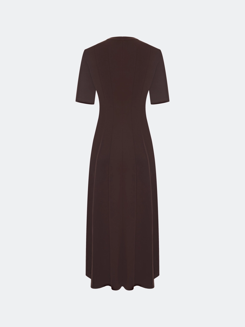 Трикотажное платье из вискозы