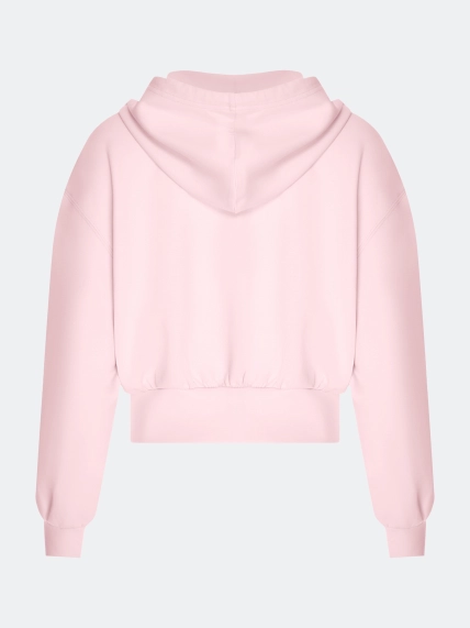 Укороченное худи на молнии