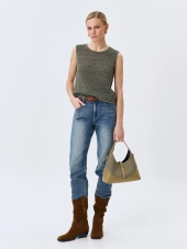 Зауженные джинсы с деликатной варкой